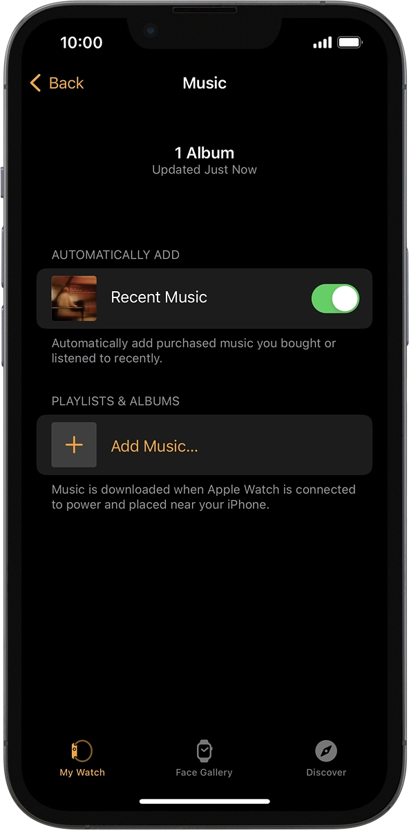 On your phone: Press the indicator next to 