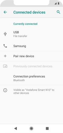 Press the Home key to return to the home screen.