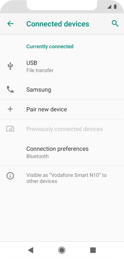 Press the Home key to return to the home screen.
