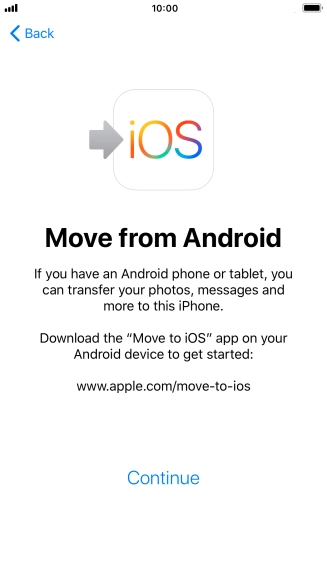 To transfer content to your phone, you need to install the app To transfer content to your phone, you need to install the app