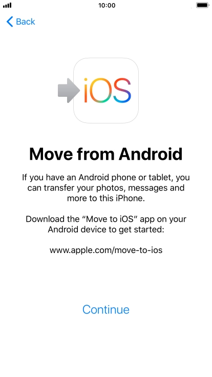 To transfer content to your phone, you need to install the app To transfer content to your phone, you need to install the app