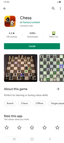 Press Install and follow the instructions on the screen to install the app.