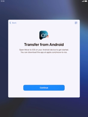 To transfer content to your tablet, you need to install the app To transfer content to your tablet, you need to install the app