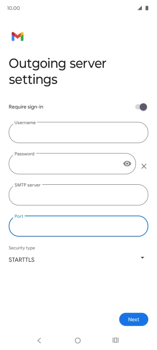 Press the drop down list below 