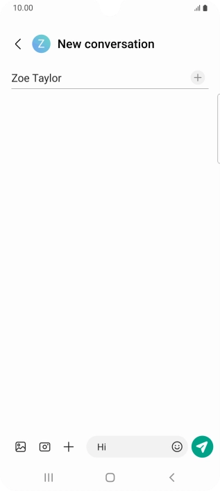 Press the picture icon. Press the picture icon.