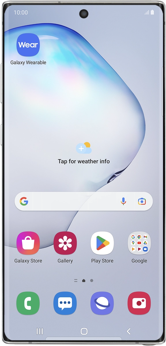 On your phone: Press Galaxy Wearable.