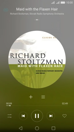 Press arrow right to go to the next audio file.