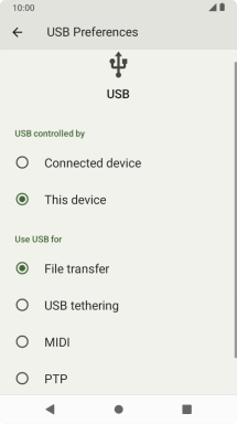 Press File transfer.