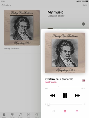 Press arrow right to go to the next audio file. Press arrow right to go to the next audio file.