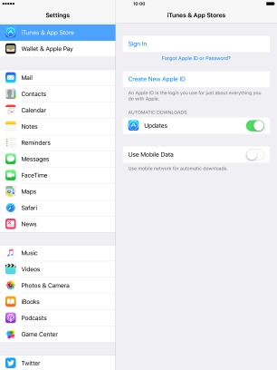 If you don t have an Apple ID, press Create New Apple ID and follow the instructions on the screen to create an Apple ID. If you don t have an Apple ID, press Create New Apple ID and follow the instructions on the screen to create an Apple ID.