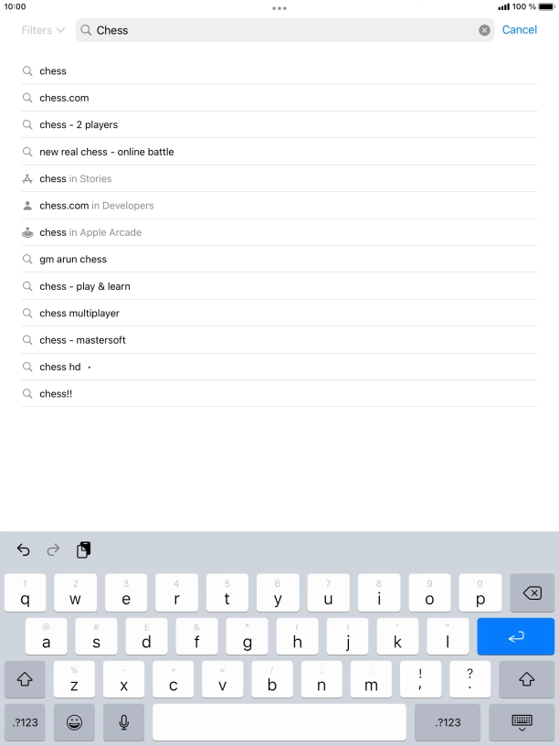 Key in the name or subject of the required app and press enter. Key in the name or subject of the required app and press enter.