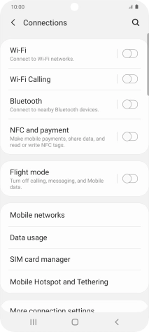 Press SIM card manager.