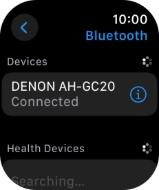 Press the Digital Crown several times to return to standby mode.