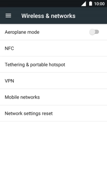 Press Mobile networks.