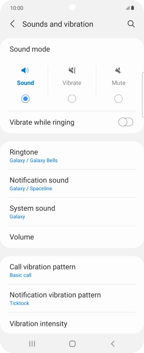 Press Ringtone.