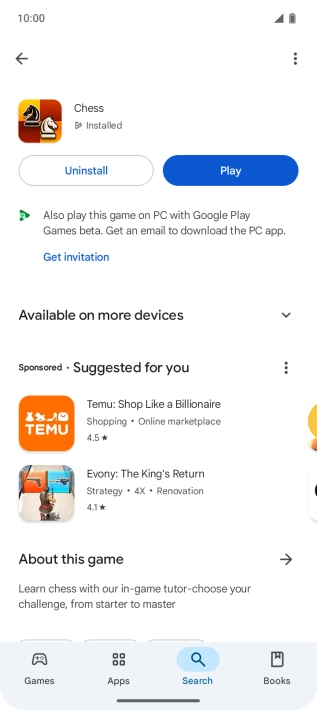 Slide your finger upwards starting from the bottom of the screen to return to the home screen.