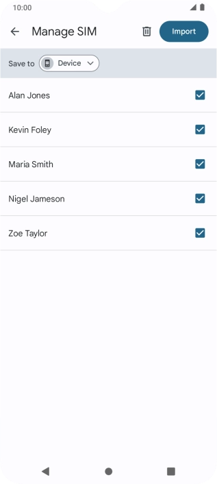 Press the drop down list next to 