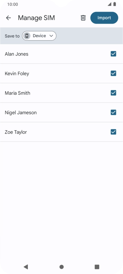 Press the drop down list next to 