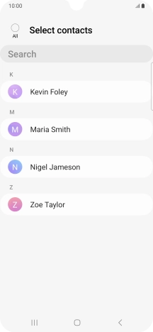 Press the field above 