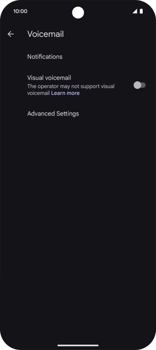 Press Advanced Settings.
