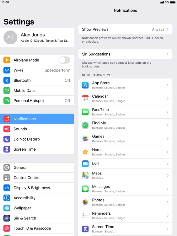 Press Show Previews.