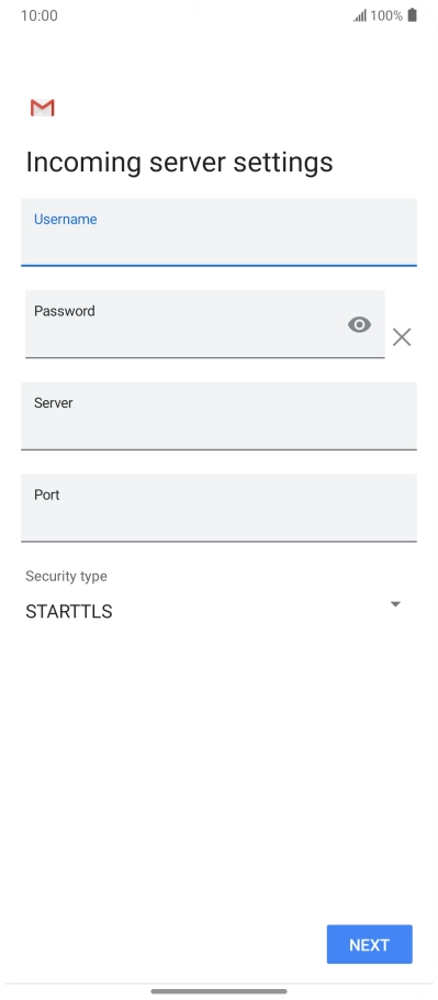 Press the field below 