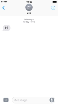 Press the Home key to return to the home screen.