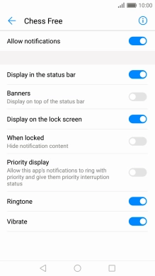 Press Allow notifications to turn on the function.