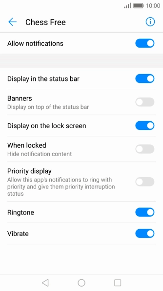 Press Allow notifications to turn on the function.