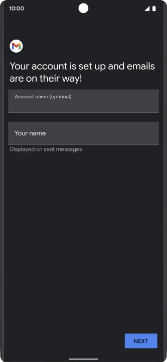 Press the field below 