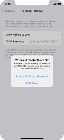 If Wi-Fi is turned off, press Turn on Wi-Fi and Bluetooth.