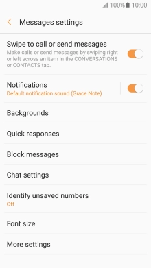 Press More settings.