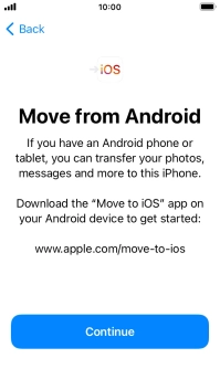 To transfer content to your phone, you need to install the app 