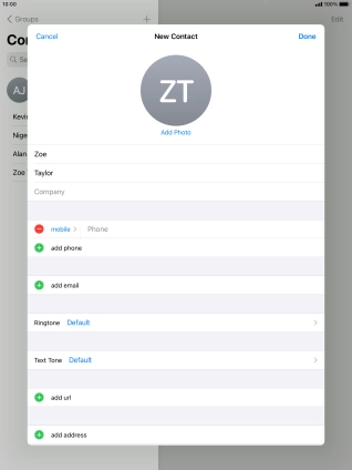 Press Phone and key in the required phone number. Press Phone and key in the required phone number.