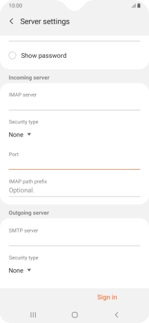 Press the field below 