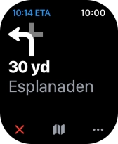 Follow the instructions on the screen to go to the required destination.