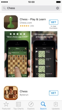 Press the required app.