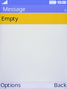 Press the Left selection key.