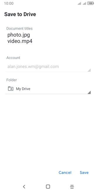 Press the field below 