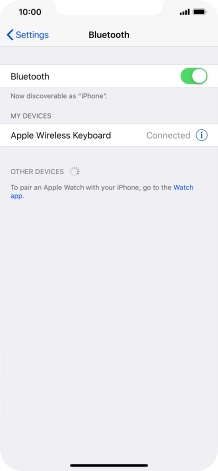 Slide your finger upwards starting from the bottom of the screen to return to the home screen.