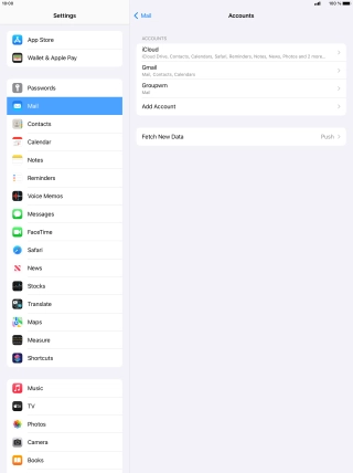 Press Fetch New Data.