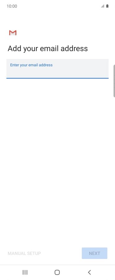 Press the field below 