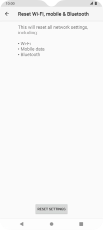 Press RESET SETTINGS.