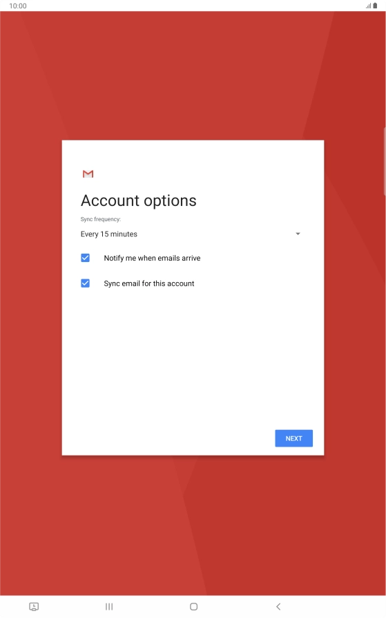 Press the drop down list below 