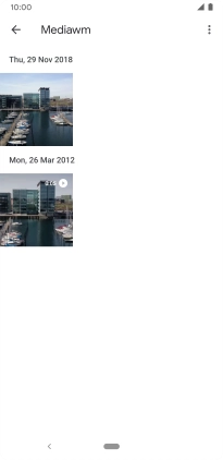 Press and hold any picture or video clip.
