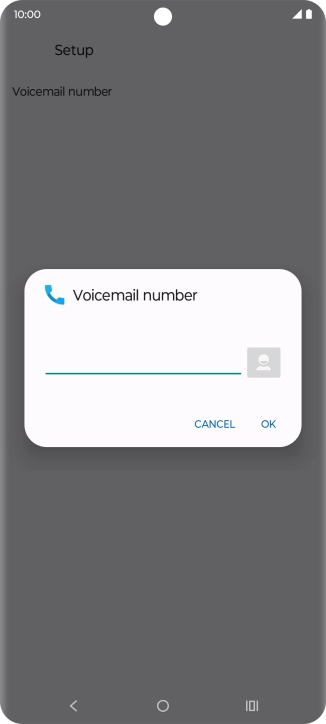 Key in +61414121121 and press OK.