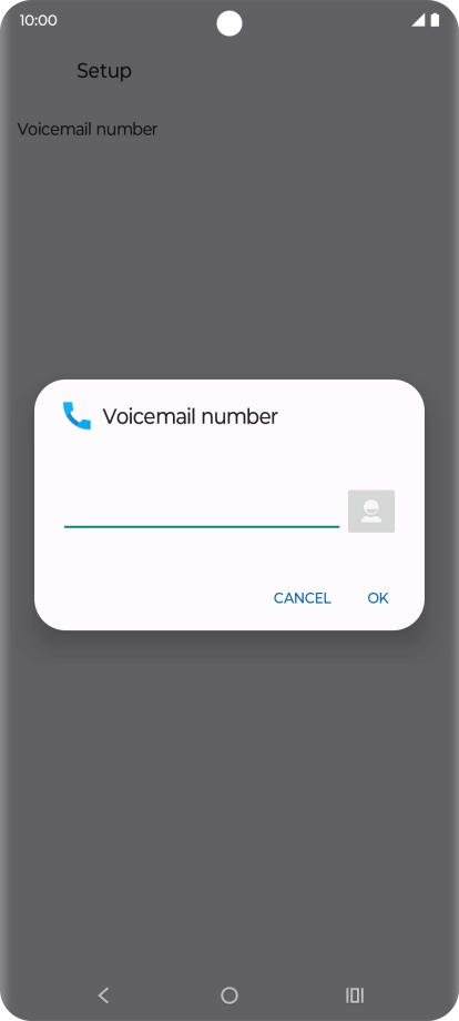 Key in +61414121121 and press OK.