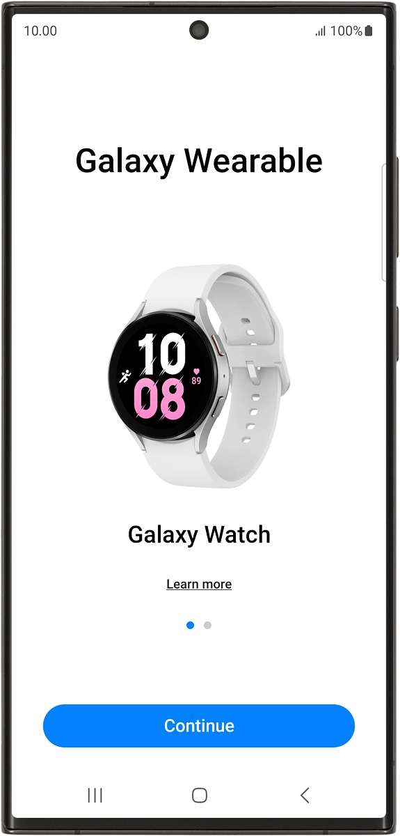 On your phone: Press Continue.