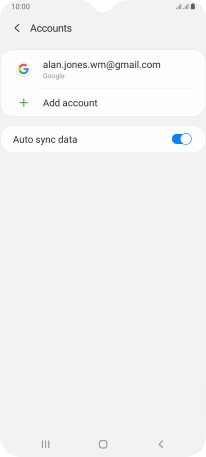 Press the Home key to return to the home screen.
