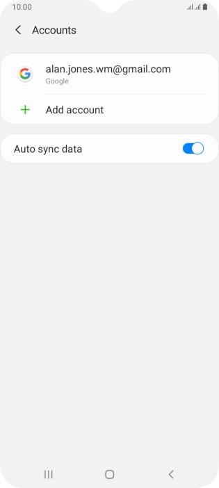 Press the Home key to return to the home screen.